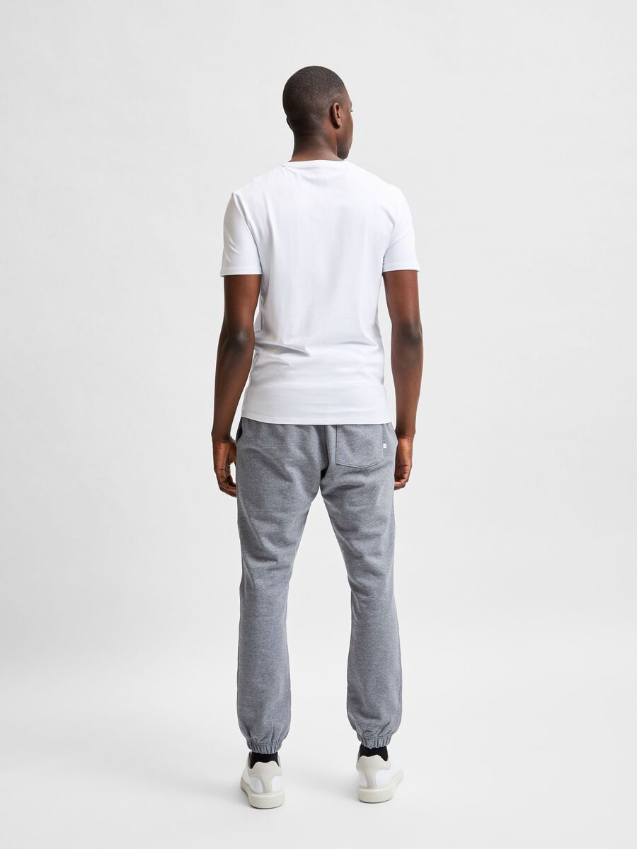 Selected Homme New Pima O-Neck -paita, kirkkaanvalkoinen