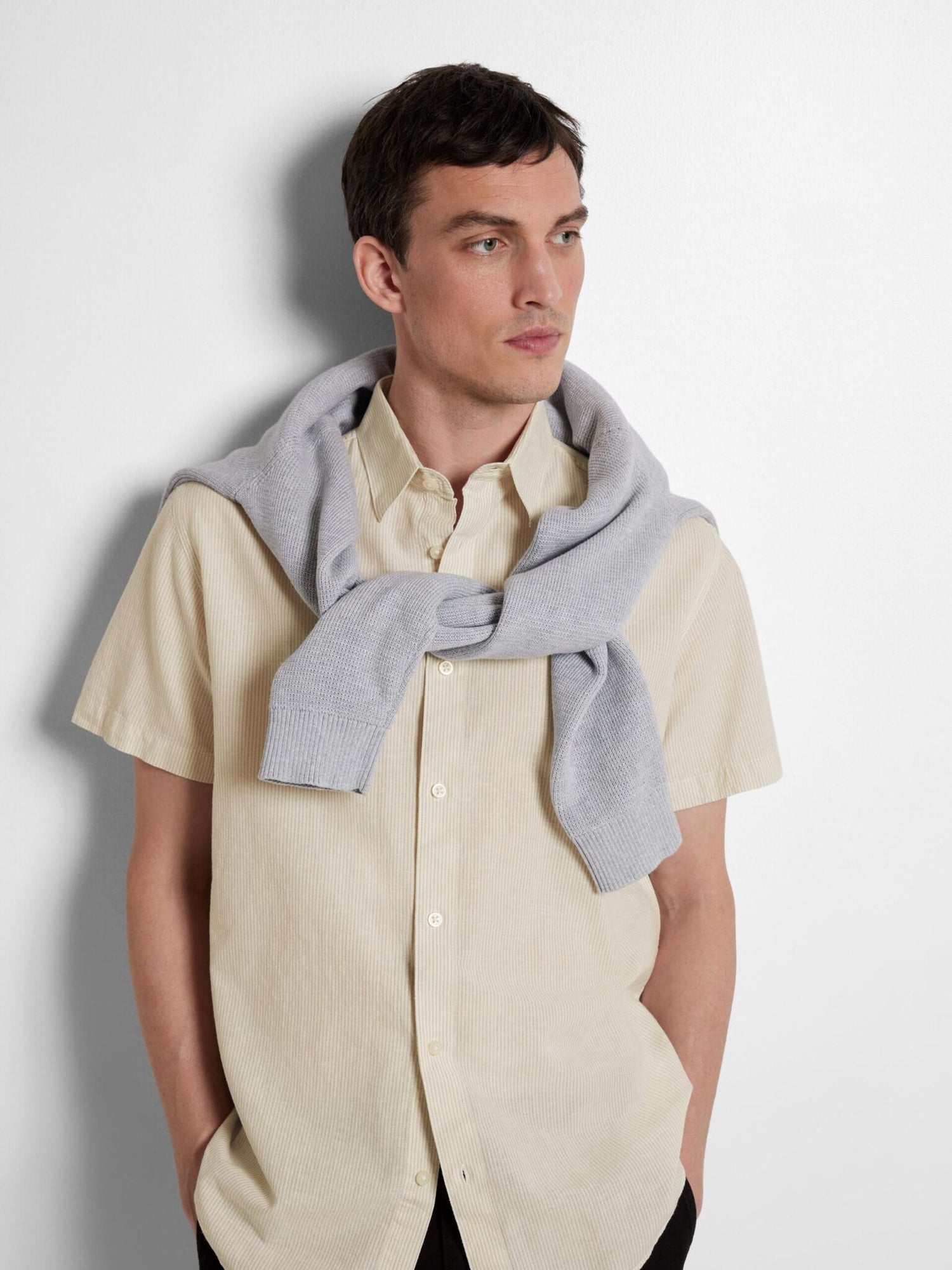 Selected Homme Regsun SS -paita puhdasta kashmiria