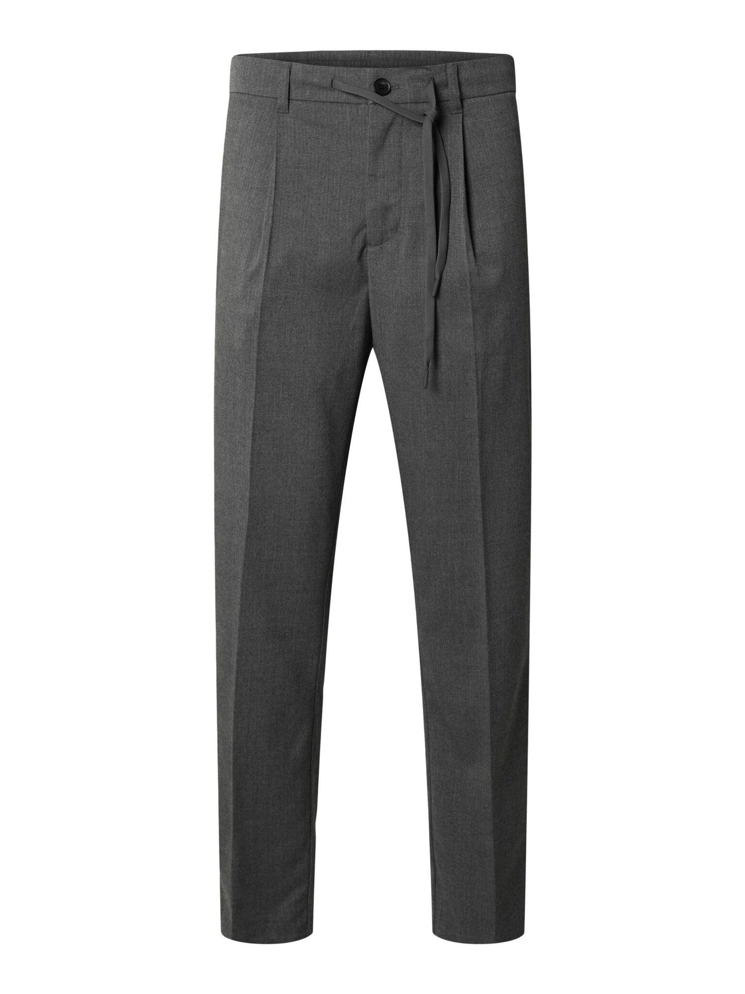 Selected Homme Tapered Leroy Pleat -housut, harmaat