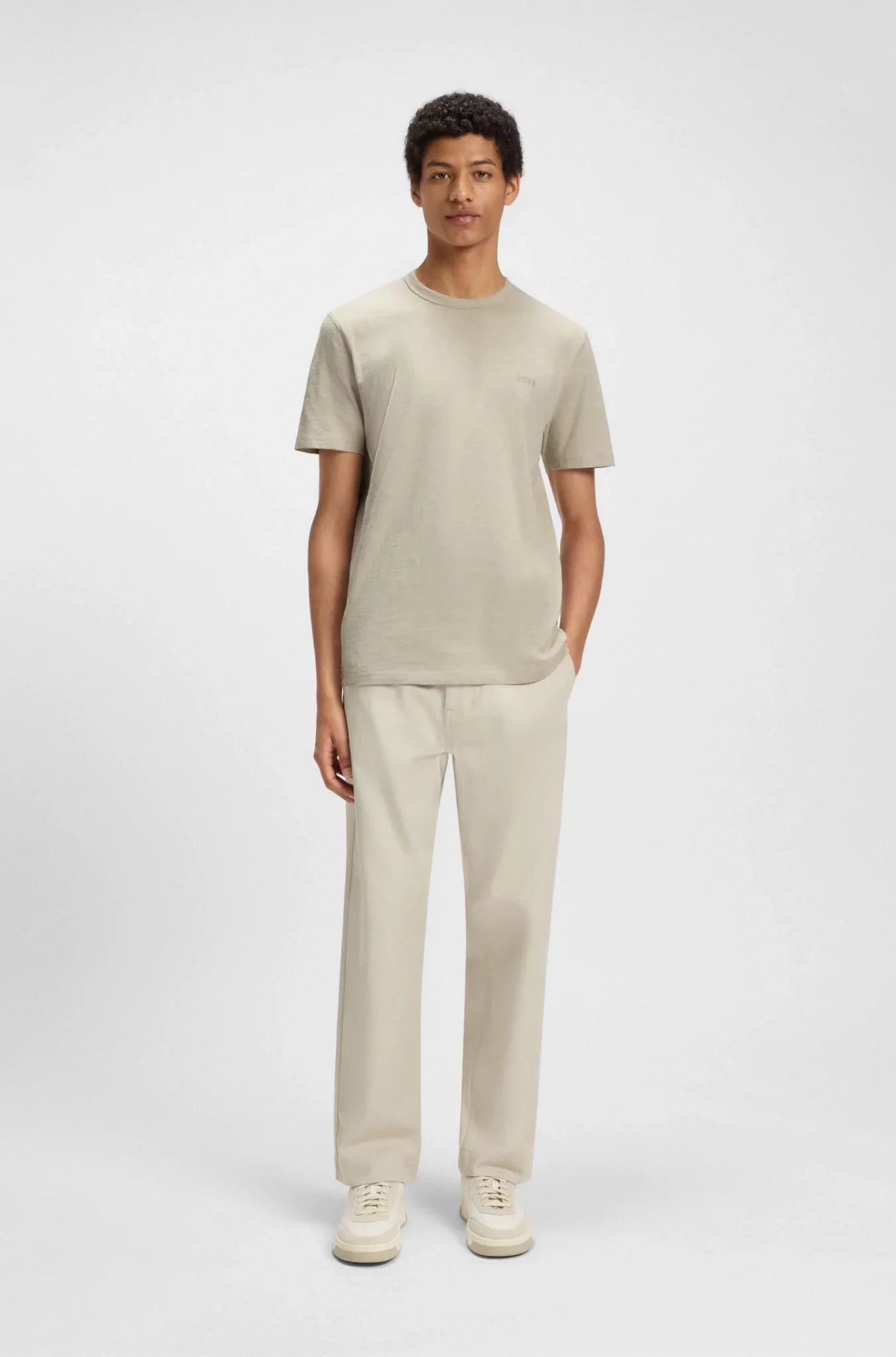 Boss Tegood T-paita Vaaleanbeige