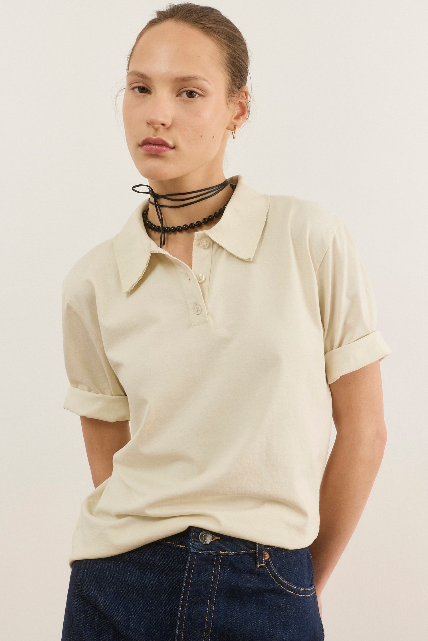 חולצת פולו לנשים Fitted Polo
