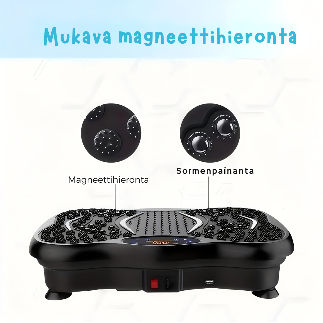 Zentra™ | Koko kehon värinälevy, vastusnauhat, älytilat, rasvaa polttava kuntoilu