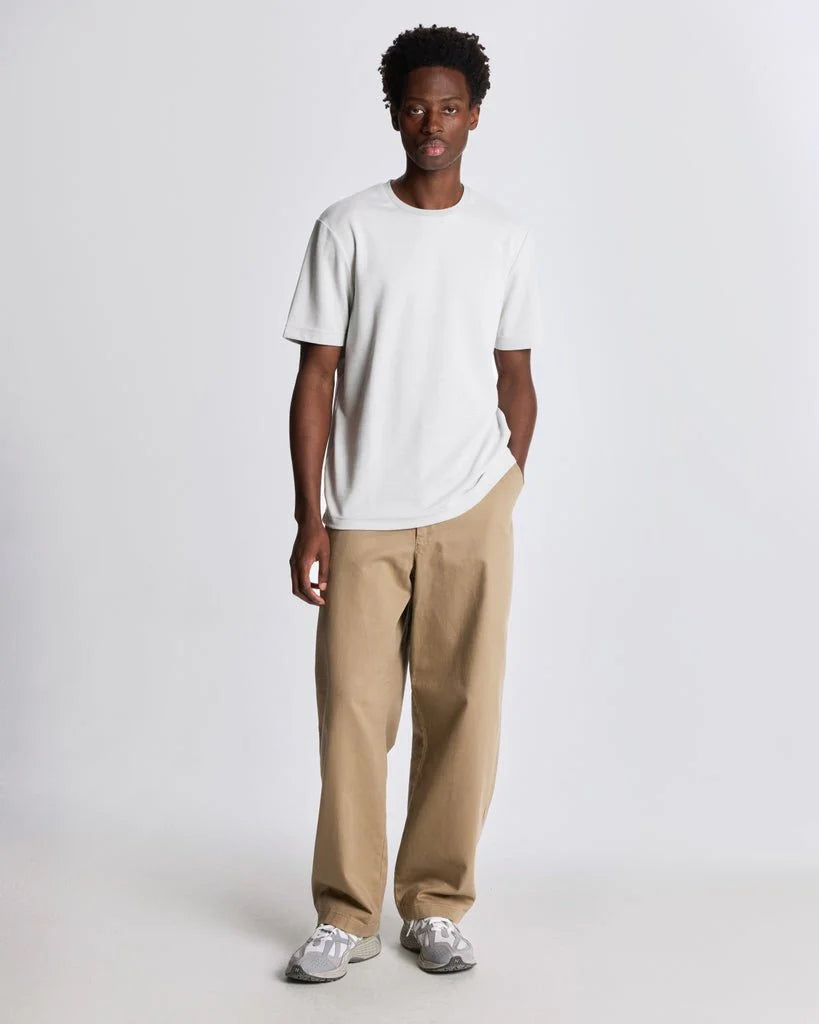 Lyle & Scott kaksisävyinen T-paita valkoinen